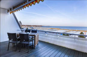 Panoramablick und den Strand direkt vor der Tür, Kiel